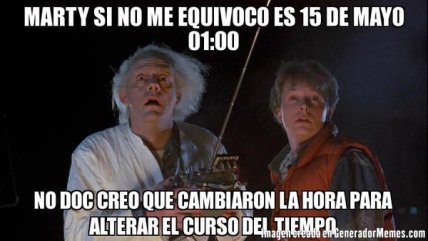   Los memes que dejó el cambio de hora 