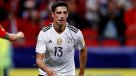 Lars Stindl aprovechó un error de la zaga chilena y abrió la cuenta para Alemania