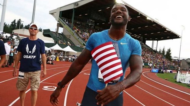  Justin Gatlin ofreció 