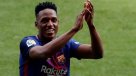 Yerry Mina fue presentado oficialmente en FC Barcelona