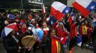 Fanáticos de la Roja subieron la temperatura en Estocolmo