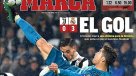 Prensa española tras golazo de Cristiano: Una chilena para la historia