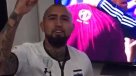 Arturo Vidal celebró el triunfo de Colo Colo sin olvidarse de Rodelindo Román