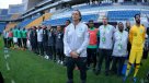 Juan Antonio Pizzi celebró con Arabia Saudita ante Argelia en su preparación para Rusia 2018