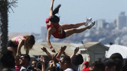   Decenas de cheerleaders mostraron su talento en Viña del Mar 