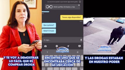  Diputada Ossandón mostró cómo comprar droga usando Grindr  