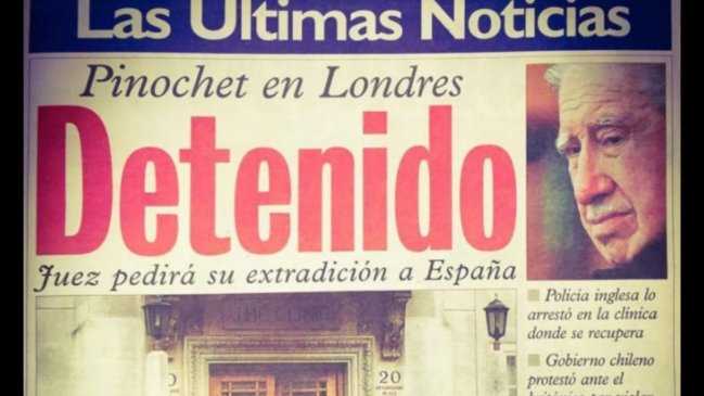  A 25 años del arresto de Pinochet, que cambió el derecho penal internacional  