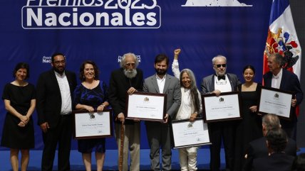   Presidente Boric hizo entrega de los Premios Nacionales 2023 