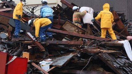   Continúan las tareas de rescate 