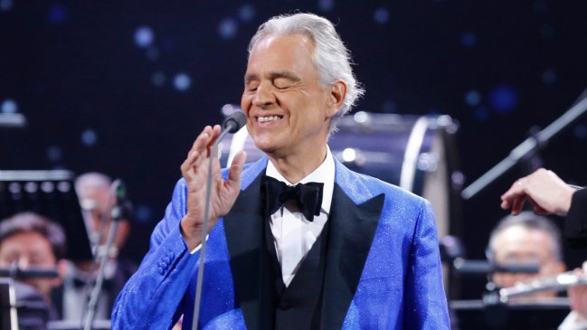   Andrea Bocelli recibirá la primera gaviota braille de la historia del Festival de Viña 