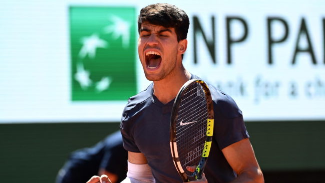   Alcaraz se instaló en la final de Roland Garros tras un extenuante duelo con Sinner 