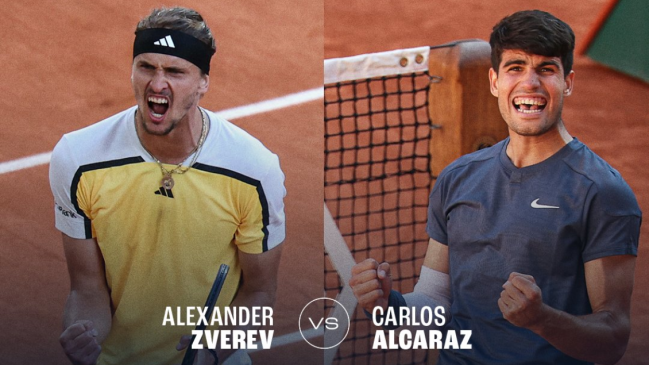   ¿Cuándo y dónde ver la final de Roland Garros entre Zverev y Alcaraz? 