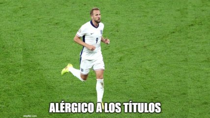   Kane fue protagonista de los memes tras la caída de Inglaterra en la final de la Euro 2024 