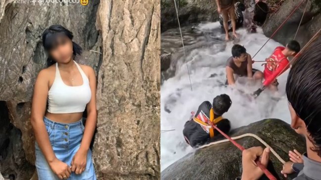   Joven murió tras caer de una cascada mientras se sacaba una selfie 