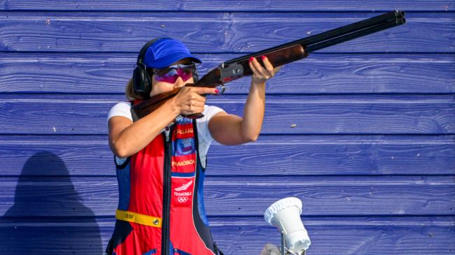   Francisca Crovetto tuvo un brillante estreno en el tiro skeet de París 2024 