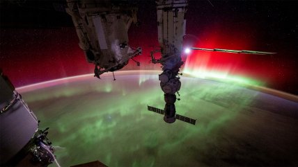   Celestial: Así se ve desde el espacio una aurora boreal 