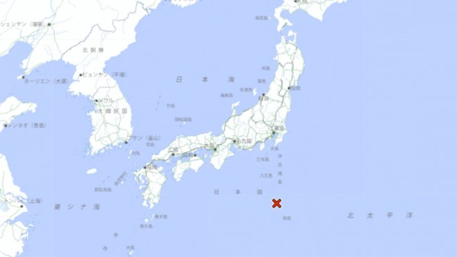   Tsunami de medio metro de altura alcanzó islas al sur de Tokio tras sismo 5,9 