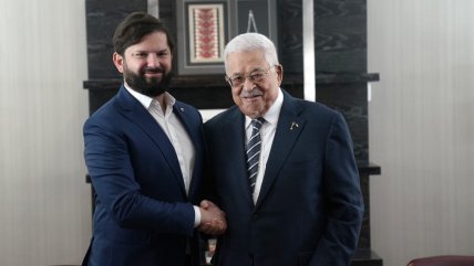   Presidente Boric se reunió con líder palestino en Nueva York 