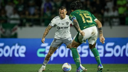   Vargas entró desde el banco en la caída de Atlético Mineiro frente a Palmeiras 