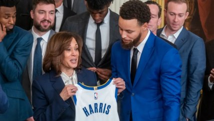   Stephen Curry reiteró su apoyo a la candidatura de Kamala Harris 