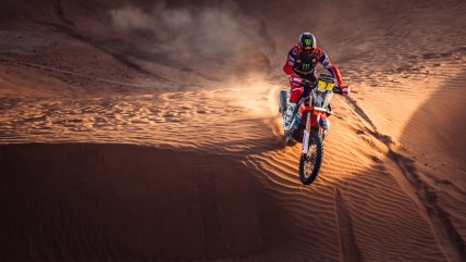   Pablo Quintanilla se acercó al podio del Rally de Marruecos 