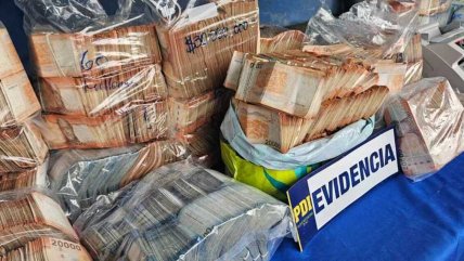  Incautan más de mil millones de pesos en efectivo a narcotraficantes de Concepción  