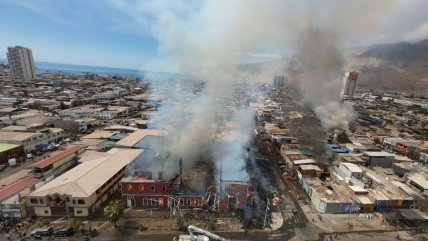   Así quedó la histórica Iglesia San Francisco de Iquique tras incendio 