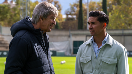   Felipe Gutiérrez visitó a Real Betis y se reunió con Manuel Pellegrini 