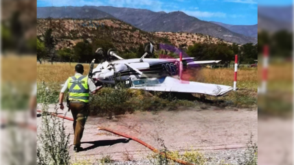  Salamanca: Avioneta volcó durante aterrizaje y dejó cuatro lesionados  