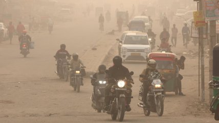  Contaminación en Nueva Delhi equivale a fumar 21 cigarrillos diarios  