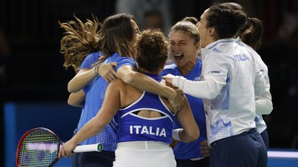  Italia tumbó a Eslovaquia y se coronó campeona de la Copa Billie Jean King  