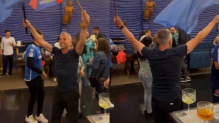  [VIDEO] Gustavo Alvarez sorprendió con su baile en celebración de la U  